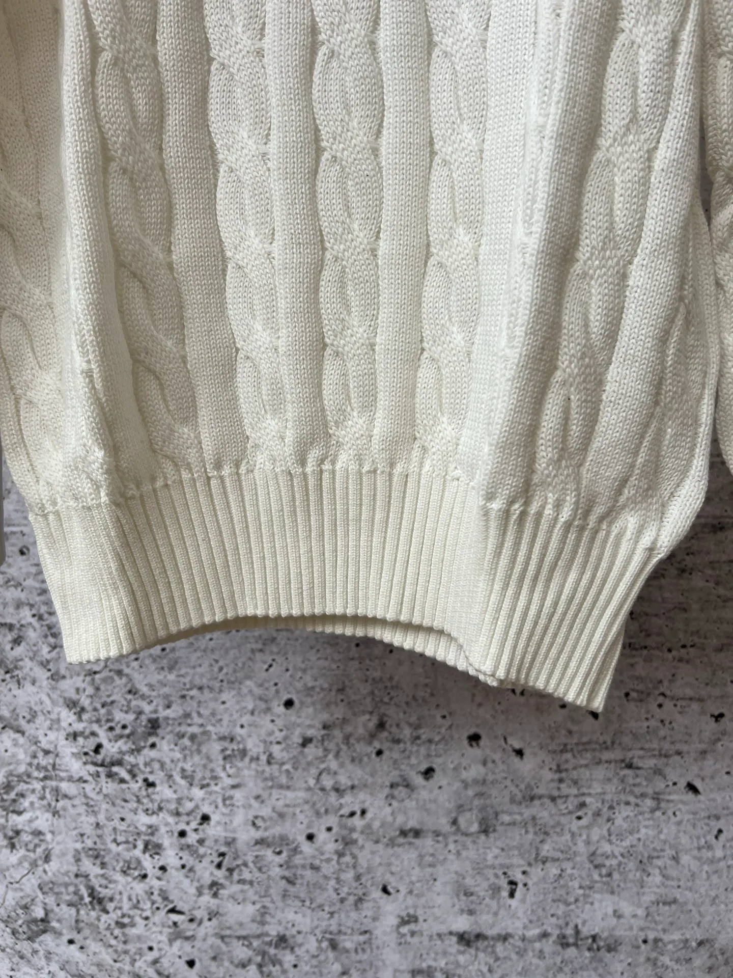 P230 Ralph Lauren men's and women's round neck rubberized sweater, made of the same pure cotton washed fabric as the original, no difference in craftsmanship details, original pony embroidery on the chest, restored one to one